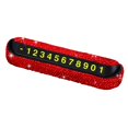 thumbnail image 2 of Phone Number Card Hideable Sun-resistant Compact Hidden Rhinestone Number Card for Business Gifts, 2 of 8