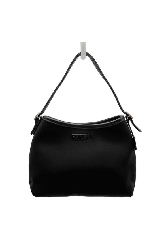 Pre-Owned COACH Leather Trim Handbag Mini Accessory Pouch J9N-6236 Nylon Women's