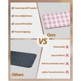 thumbnail image 3 of Stair Treads for Wooden Steps, Pink Plaid Peel and Stick Stair Treads with Reusable Adhesive, Spring Farmhouse Buffalo Checkered Non Slip Indoor Stairs Runner Rugs Mats for Elders Dogs 8"x30" 4PCS, 3 of 7
