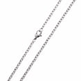 thumbnail image 2 of SilverCloseOut Collar de Cadena Tipo Cable Unisex Fino de Acero Inoxidable de 3,1 Mm (16 Pulgadas), 2 of 6