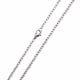 thumbnail image 2 of SilverCloseOut Collar de Cadena Tipo Cable Unisex Fino de Acero Inoxidable de 3,1 Mm (16 Pulgadas), 2 of 6