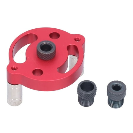 

Centerings Dowel Jigs Kit 46mm Thickness 3 Hole Wear Resistant Self Centering Drill Guide For Woodworking