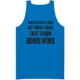 thumbnail image 1 of When Life Shuts A Door. . Open It Neon Tank Top, 1 of 1