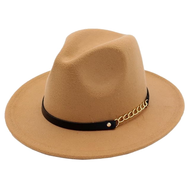Qarigey Sombrero vintage elegante y duradero que abraza la moda atemporal Sombrero de fieltro Trilby vintage Sombreros Trilby Sombreros color crema