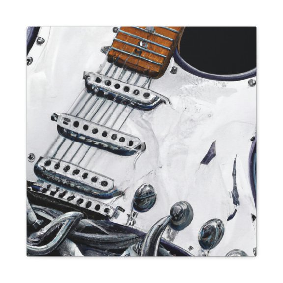 Fender in Hyperrealism - Canvas
