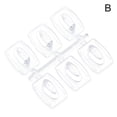 thumbnail image 1 of Transparent Removable Wall Hook Strong Seemless Cable Hook Tool Rack Adhesive R5Q9, 1 of 6