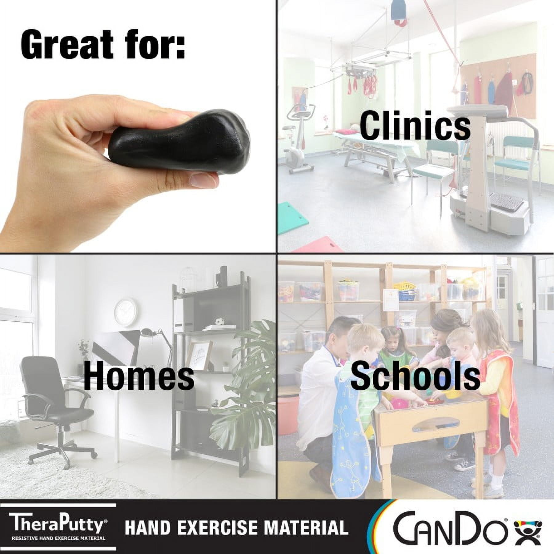 CanDo TheraPutty Plus Anti-microbial