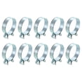 thumbnail image 1 of Unique Bargains 10Pack Mini Tuyau de Carburant Tuyau Pince, Réglable 28-30mm, Zingué, 1 of 5