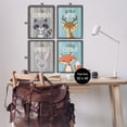 thumbnail image 3 of Stupell Industries Inspiring Whimsical Animals Inspirational Painting Black Framed Art Print Wall Art, 16 x 20, Set of 4, 3 of 8