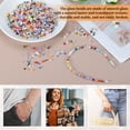 thumbnail image 6 of Uxcell 3000pcs Glass Seed Beads, 1.5-4.5mm Small Embroidery Bugle Beads Assorted Tube Bead Loose Kit for Jewelry Making DIY Craft Beading Bracelets Necklace Earring (Purple), 6 of 7