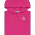 thumbnail image 2 of Reebok Girl’s Game Day Fleece Full Zip Hoodie, Sizes 4-18, 2 of 7