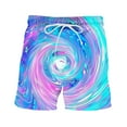 thumbnail image 6 of ZCFZJW Mens Hawaiian Swim Trunks Tie Dye Gradient Print Quick Dry Bathing Suit Swimming Board Shorts Big and Tall Regular Fit Summer Drawstring Elastic Waist Short Pants with Pockets Multicolor#04 M, 6 of 7