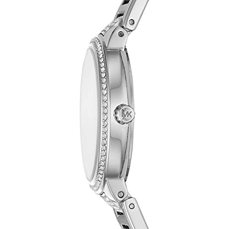 Michael Kors Gabbi Glitz Crystals Pave 36mm Silver Steel  display picture 1