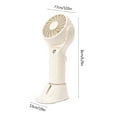 thumbnail image 3 of Harpi Hand Held Fan,Air Conditioner Fan,Portable Misting Fan USB Rechargeable Refrigeration Conditioner 3 Speeds Airflow,Gifts for Women Men Kids Travel Essentials Indoor Outdoor, 3 of 9