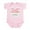 Petal Pink, variant on CafePress - LOOK WHO's TALKING Infant Bodysuit - Baby Light Bodysuit, Size Newborn - 24 Months