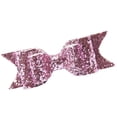 thumbnail image 1 of Pinzas para el cabello jinwen lazos de brillo para niñas mujeres rosa, 1 of 8