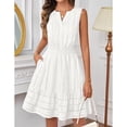 thumbnail image 6 of Summer Dress 2026 A-Line Flows Dresses Sleeveless Casual Sundresses with Pockets, 6 of 15