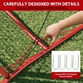thumbnail image 6 of Riedhoff 2-in-1 Spot Target Soccer Rebounder, Double-Sided Bounce Back Trainer 6'x 4.6' and 6'x 1.4', 6 of 9