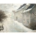 thumbnail image 3 of Karl Dørnberger 24x20 Black Modern Framed Museum Art Print Titled - Melting Snow (1906), 3 of 5