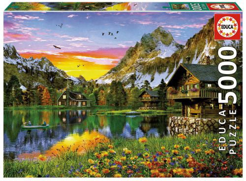 Puzzles for Adults 5000 Piece Jigsaw Puzzles Cat-5000 Wooden Puzzle Educational Fun Game Intellectual Decompressing Interesting Puzzle