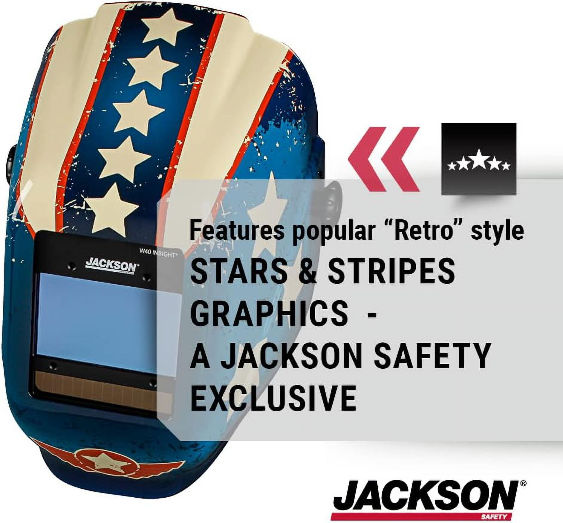 JACKSON SAFETY 46101 Jackson Safety Insight Auto Darkening Welding Helmet - Universal Size
