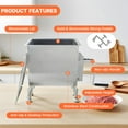 thumbnail image 2 of Hakka 30L/60lb Capacity Stainless Steel Manual Meat Mixer, Fixed Tank Sausage Blender, 2 of 7