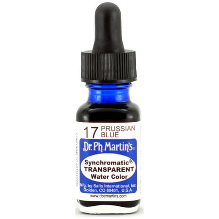 UPC: 0090385417500 | Dr. Ph. Martin s Synchromatic Transparent Water Color  0.5 oz  Prussian Blue (17)