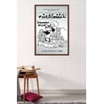 thumbnail image 2 of Disney Mickey Mouse - Black and White Steamboat Willie Wall Poster, 22.375" x 34", Framed, 2 of 2