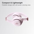 thumbnail image 4 of Beats Solo 4 - Auriculares supraaurales inalámbricos Bluetooth, compatibles con Apple y Android, hasta 50 horas de duración de la batería - Rosa nube (Renovado Premium), 4 of 5