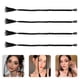 thumbnail image 5 of 4 extensiones de cabello trenzado con clip, flequillo frontal y lateral, pieza de cabello trenzado largo, 5 of 7