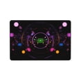 thumbnail image 4 of Fractal Bokeh Polka Dots Rugs Doormat, Non-Slip Machine Washable Carpets Floor Door Mat , 36" x 24", 4 of 6