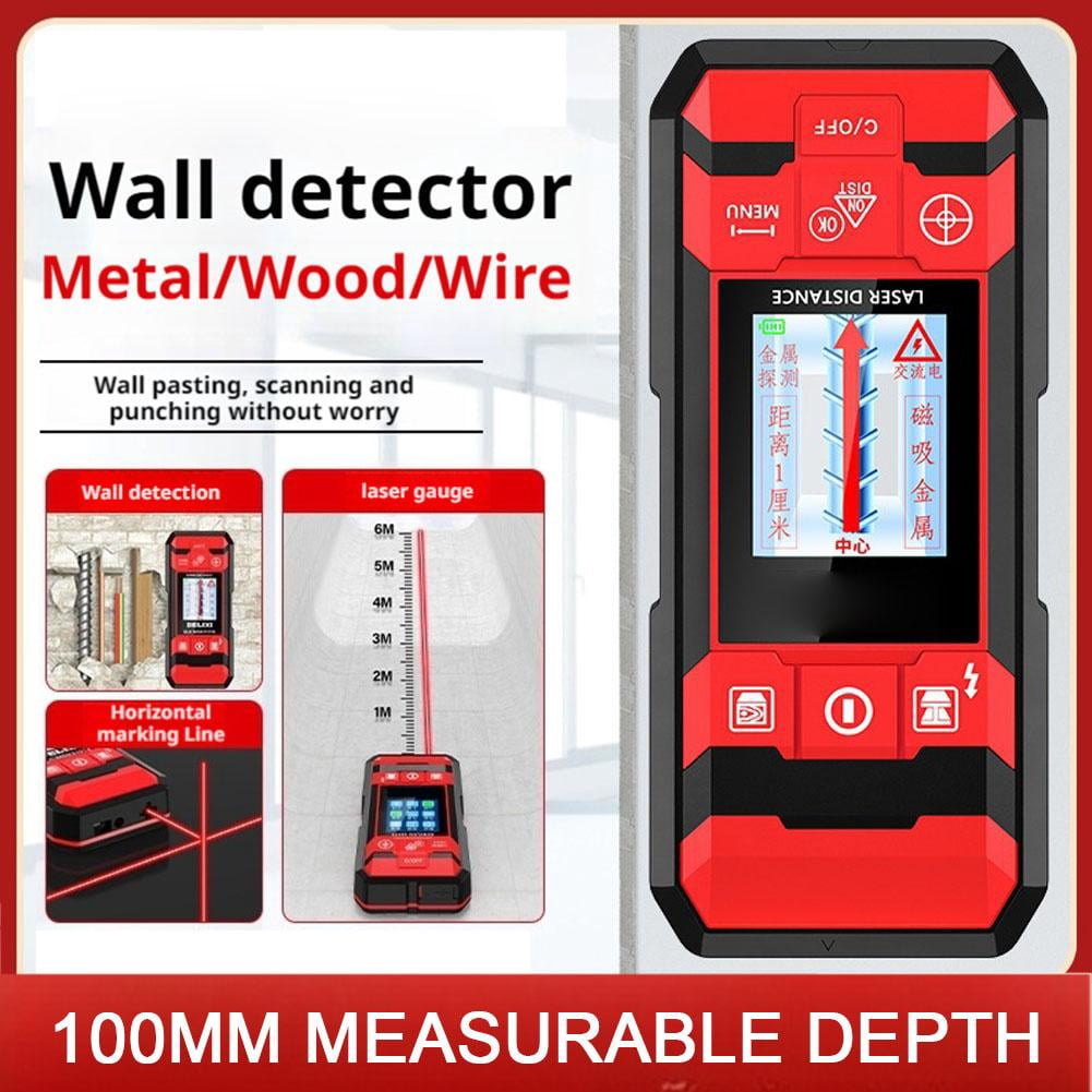 Multifunctional 4-in-1 Wall Scanning Detector, 2025 New Stud Finder with Smart , HD LCD Display, Accurate Positioning for Ac, Wire, Steel, Wood, Metal Inspection