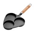 thumbnail image 2 of Sartén para hamburguesas, olla para cocinar huevos, sartén para huevos, sartén para freír huevos, mango de madera de hierro fundido para el hogar, res, 2 of 8