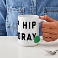 thumbnail image 4 of CafePress - Hip Hip Hooray - 15 oz Ceramic Large White Novelty Mug, 4 of 6
