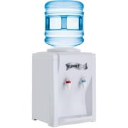 KUPPET Countertop Water Cooler Dispenser-3-5 Gallon Hot & Cold Water, ideal For Home Office Use, (17", White)