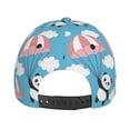 thumbnail image 3 of Lsque Panda Flying in the Baseball Cap Trucker Low Profile Hat Golf Dad Hat Adjustable Original Classic Unconstructed Plain Cap Men Women, 3 of 9