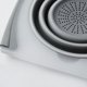 thumbnail image 5 of Tabla de cortar multifuncional con escurridor integrado para cocina, ideal para frutas, verduras y más, diseño plegable, material PP de grado alimenticio, color gris, tamaño 50 x 28.5 cm., 5 of 7