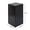Black + Fiberglass + Magnesium Oxide#98B, variant on Square Column End Table with Wood-Like Finish, 27.75 Tall, Indoor Outdoor Use, Black, Durable MGO & Fiberglass, Mix and Match with Different Heights