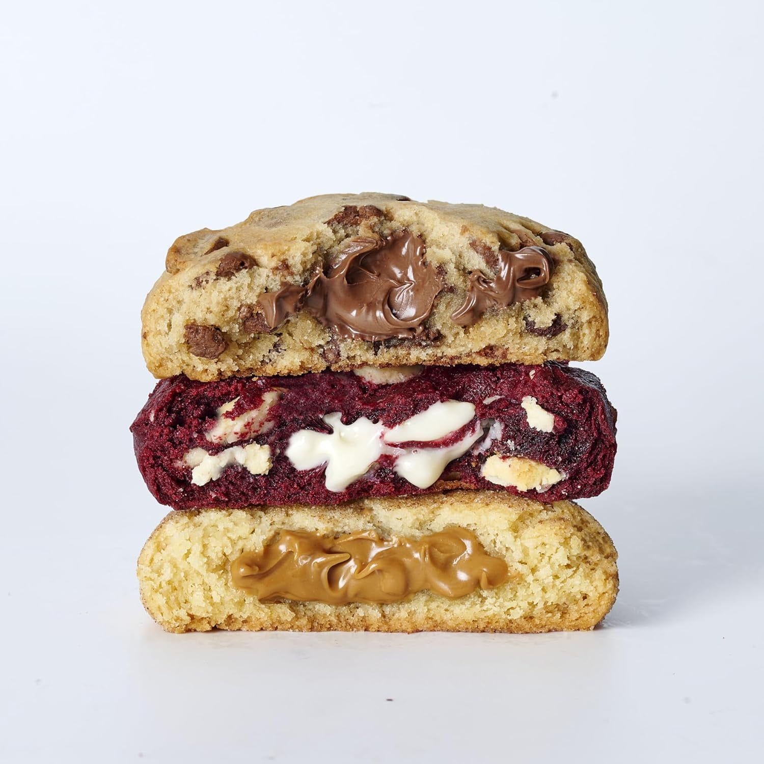 Cookie Man Snickerdoodle Biscoff Loaded Cookie 3.5oz | Soft Cinnamon Sugar Stuffed with Spiced Biscoff Spread | Thick Chewy Dessert with Bold Flavor and Creamy Center (100 g, Snickerdoodle)