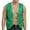Green, variant on TAIAOJING Men's Carnival Vest St. Patrick's Day Vest Performance Vest