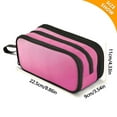 thumbnail image 3 of ALAZA Gradient Pink Pencil Case Bag 3 Compartment Pen Pouch Large Storage Holder Box Organizer, 3 of 8