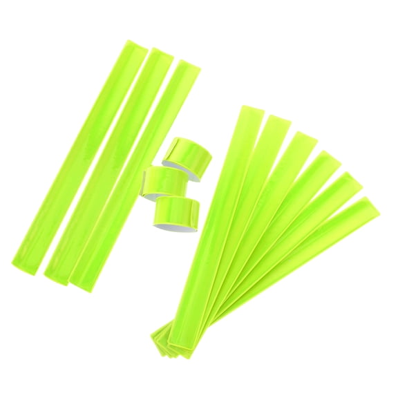 SEWCHICS 12-Pack Reflective Slap Bracelets for Safety, Emergency Use, Ideal Wrist Straps for Runners, Athletes, and Outdoor Activities