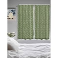 thumbnail image 3 of Sage Green Floral Living Room Curtains 2 Panel, Spring Flowers Cafe Window Treatment, Extra Long Farmhouse Bedroom Bathroom Kitchen Curtains Drapes 104"x72", 3 of 6