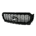 thumbnail image 3 of New Front Bumper Grille Grill Agate Black For Ford F150 F-150 2021 2022 2023 Models, W/Black Insert, No Emblem, 3 of 13