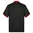 thumbnail image 4 of Alvivi Men's Chef Short Sleeve Coat Jacket Kitchen Service Uniform Workwear Black 3XL, 4 of 7