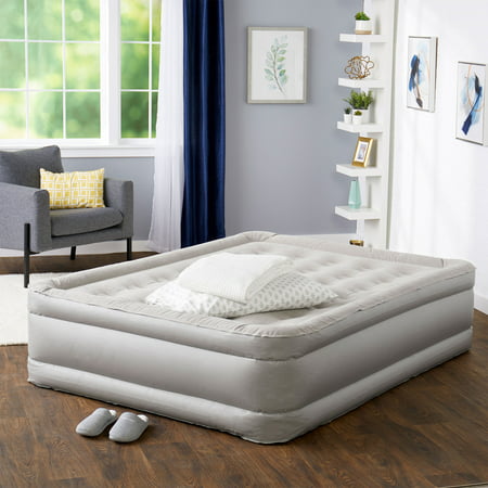 Insta Bed Raised 19 Inch Queen Airbed, Insta Bed Queen Inflatable Mattress