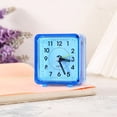 thumbnail image 6 of Brightly Colored Transparent Silent Desk Alarm Clock - Precise Quartz Movement Non-ticking Clock for Bedroom, Office & Nightstand, Compact and Portable,Silent Quartz Desk Clock(Sky Blue,), 6 of 8
