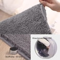 thumbnail image 4 of Sturdy Bedroom Rug for Living Room, Easy To Clean, Rapid Water Absorption, Non-slip Backing, Silver Gray, 80x120cm, 4 of 5