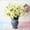 Yellow, variant on HongHeng Clearance Under $2.00 High-end Artificial Flowers Single Flower Artificial Flowers Home Decoration Plastic Flowers