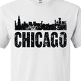 thumbnail image 4 of Inktastic Chicago Skyline Grunge T-Shirt, 4 of 5